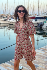 Dakota Flower mini dress